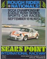 Programme Cover - SCCA National Sears Point 1973