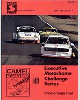 Programme Cover - Sears Point GTU 1977
