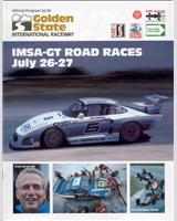 Programme Cover - Golden State IMSA GTU 1980