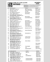 Entry List - Sears Point 300 Kilometres IMSA GTO 1987
