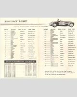 Entry List - Sebring 12 Hours 1952