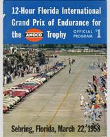 Programme Cover - Sebring 12 Hours 1958
