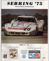 Programme Cover - Sebring 12 Hours 1975