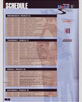 Schedule of Events - Sebring 12 Hours 2005