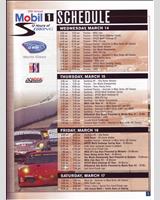 Schedule of Events - Sebring 12 Hours 2007