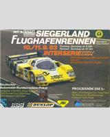 Programme Cover - Interserie Siegerland - Race 1 1983