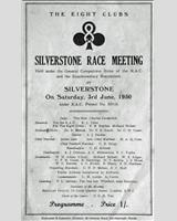 Programme Cover - 8 Clubs Silverstone [Handicap] 1950