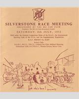 Programme Cover - MGCC Silverstone [Novice Handicap Heat 2] 1953