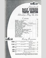 Schedule of Events - Daily Express Silverstone [S1.5] 1956