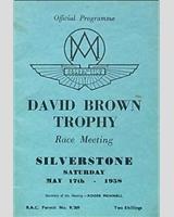 Programme Cover - AMOC Silverstone 1958