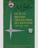 Programme Cover - GP Silverstone 1960