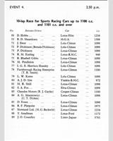 Entry List - NSCC Silverstone [SR] 1961