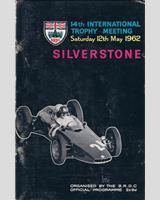Programme Cover - Silverstone International - Sports Cars 1962