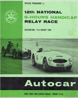 Programme Cover - Silverstone 6 Hours Relay Handicap 1962