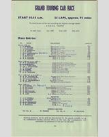 Entry List - Silverstone International - Grand Touring 1963