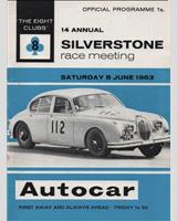 Programme Cover - 8 Clubs Silverstone [Scratch E] 1963