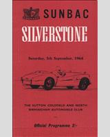 Programme Cover - Sunbac Silverstone [1172F] 1964