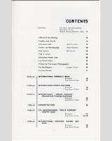 Schedule of Events - Silverstone International - Sports Cars 1965