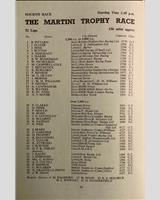 Entry List - Martini Trophy Silverstone 1965
