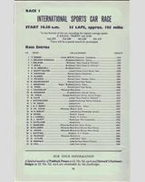 Entry List - Silverstone International - Sports Cars 1966