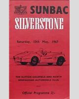 Programme Cover - Sunbac Silverstone [Sports] 1967