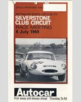 Programme Cover - NSCC Silverstone [Clubman/1200F] 1969