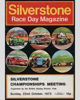 Programme Cover - BRDC Silverstone [Formula Libre] 1972