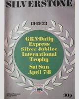 Programme Cover - International Trophy 1973