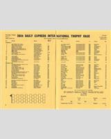 Entry List - International Trophy 1974