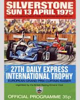 Programme Cover - International Sports Car Race Silverstone 1975