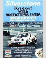 Programme Cover - Silverstone 6 Hours 1977