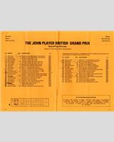 Entry List - GP Great Britain 1977