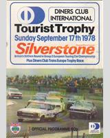 Programme Cover - Tourist Trophy 1978