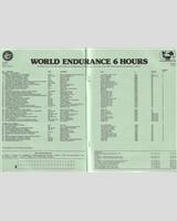 Entry List - Silverstone 6 Hours 1981