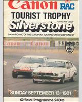 Programme Cover - Tourist Trophy 1981