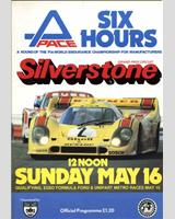 Programme Cover - Silverstone 6 Hours 1982