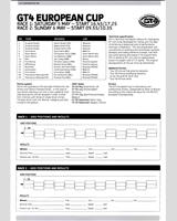 Entry List - European GT4 Cup Silverstone 2007