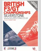 Programme Cover - British GT Championship Silverstone 2008