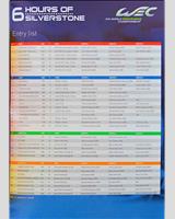 Entry List - Silverstone 6 Hours 2013