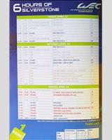 Schedule of Events - Silverstone 3 Hours 2013