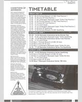 Schedule of Events - Silverstone 3 Hours 2013