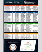 Entry List - Silverstone 6 Hours 2017