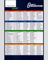 Entry List - Silverstone 6 Hours 2018