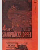 Programme Cover - Skarpnäcksloppet - Series Sports 1955