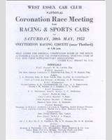 Programme Cover - WECC Snetterton [Unlimited] 1953