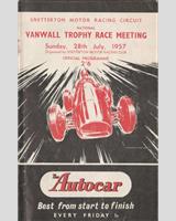 Programme Cover - SMRC Snetterton [Formula Libre] 1957