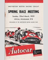 Programme Cover - SMRC Snetterton [S+1.1] 1959