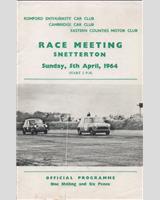 Programme Cover - ECMC Snetterton [SR+1172F/750F] 1964