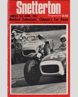 Programme Cover - RECC Snetterton [GT+Marque] 1967