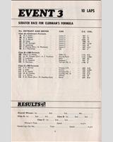 Entry List - RECC Snetterton [Clubman+1200F+750F] 1967